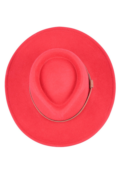 Fedora Trilby hat  Red