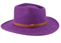  Fedora Trilby Hat  Purple