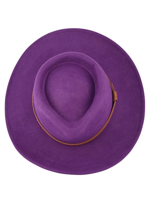  Fedora Trilby Hat  Purple